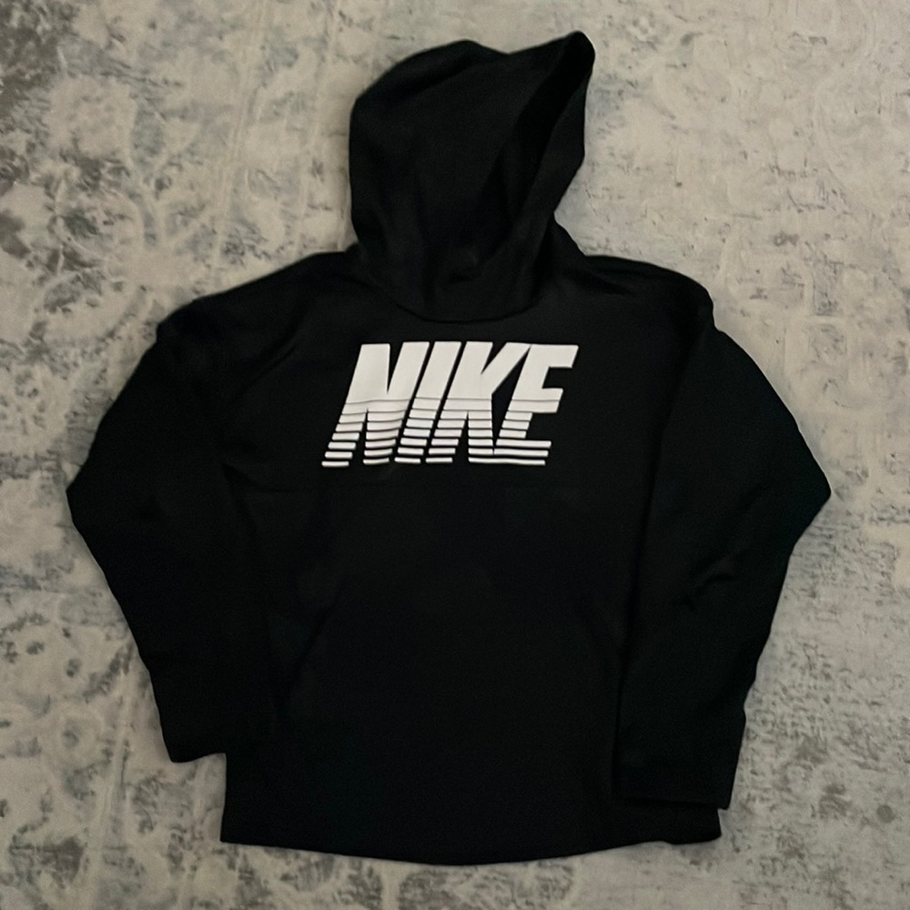 Nike - YM - Sweatshirt Hoodie - Black - Camo